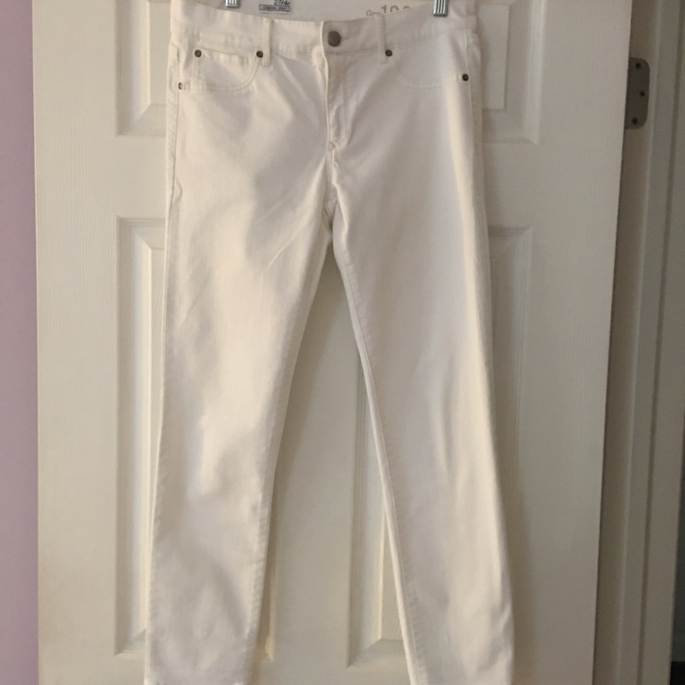 White Gap legging jeans size 4